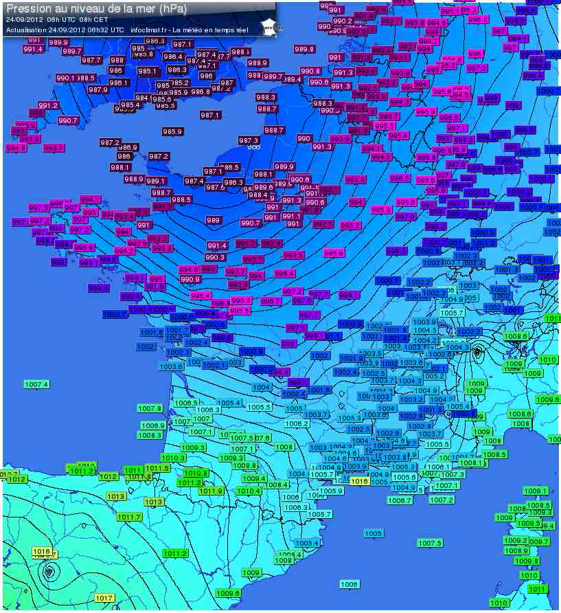 prévisions météo