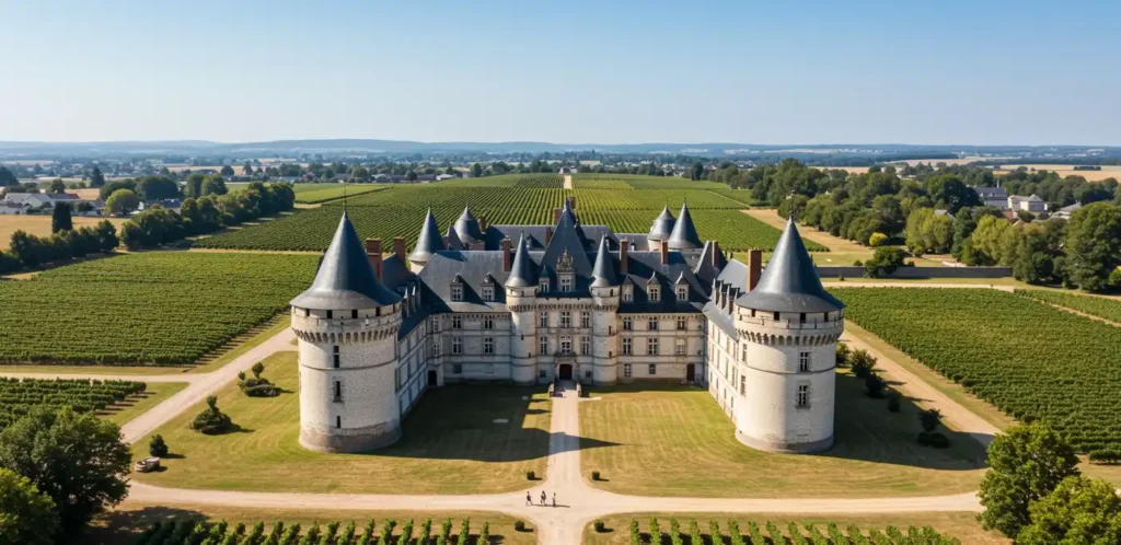 châteaux de la loire carte